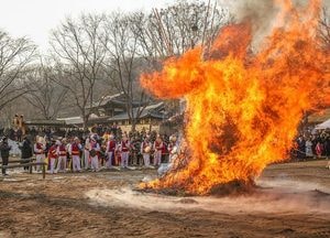 한국민속촌 코로나19 바이러스 종식 기원제 진행