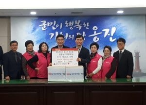 옹진농협과 영흥 농가주부모임, 옹진군에 마스크 기부