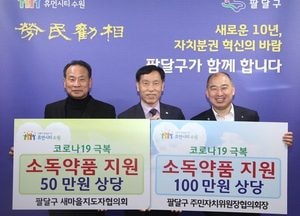 수원시 팔달구, 코로나19 극복 위한 기부 릴레이 계속