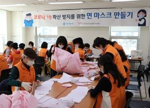 안양소방서, 마스크 제조·약국 지원봉사 나서