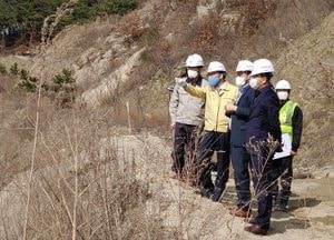 최종원 한강유역환경청장, 양주시 채석단지 점검