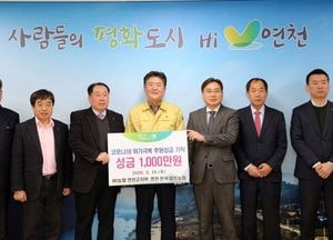 NH농협 연천군지부, 코로나19 극복 성금 1000만원 기탁