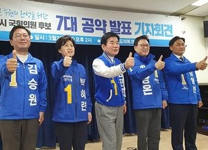 더불어민주당 수원시 후보자들, ‘더 큰 수원의 완성 7대 공약’ 발표