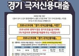 용인시, 저신용자  ‘경기 극저신용대출’ 신청 접수