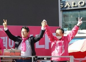 정병국 통합당 경기선대위원장, 조억동 후보 전폭 지원