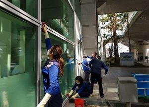 인천공항, 주요 시설물 봄맞이 대청소