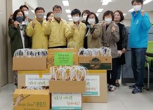 수원시사회적기업협의회, 코로나19 극복 격려품 전달