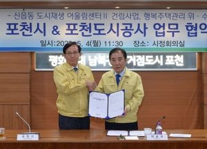 포천시-도시공사, ‘도시재생 어울림센터Ⅱ’ 건립 사업 위·수탁 협약