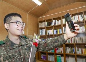 6군단 방공기지, 어버이날 맞아 영상통화로 감사 인사 전해