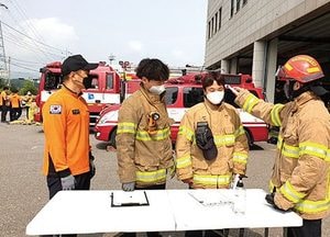 양평소방서, 상반기 소방전술훈련 평가 가져