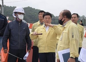 최용덕 동두천시장, 여름철 재해 대비 건설사업 현장 방문 점검