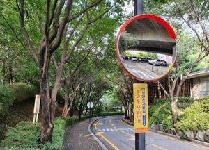 안양시 여성 안전 위해 거울길 조성···14개소  총 연장 4km