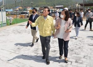 강화군 삼산면 주민자치센터·석모도 힐링공원 조성 준공 눈앞