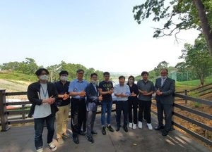 정대운·이종인 道의원, 도라산 평화공원 유아숲 조성 위해 현장방문