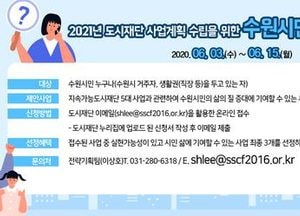 수원시지속가능도시재단, 시민 제안 공모