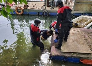 하남소방서, 한강 수난구조 합동훈련 실시