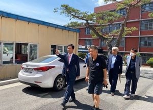 최춘식 국회의원, 영복고 기숙사 증축 현장 방문