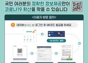 수원시, 본청·4개 구청서 QR코드 스캔 전자출입명부 시범 도입