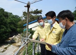 황범순 의정부시 부시장, 계곡 불법행위 현장 점검
