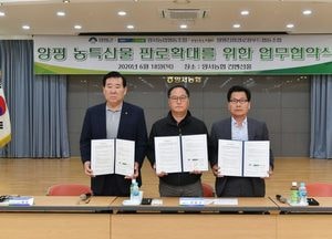 양평군-양서농협-양평친환경로컬푸드협동조합, 농특산물 판로확대 3자 협약 체결