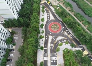 안산시, 마로니에공원 앞 삼거리 회전교차로 개통