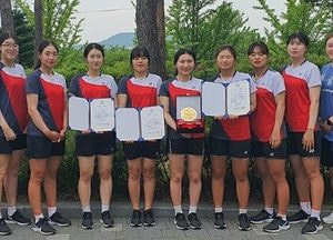 안성시청 소프트테니스 선수단, 실업연맹전 복식 2위·단체전 3위