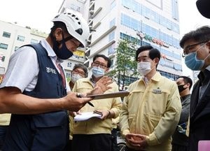 안병용 의정부시장, 민락동 실내수영장 사고 현장 방문