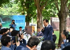 박윤국 포천시장 취임 2주년 기자간담회 “역세권 개발 주력”