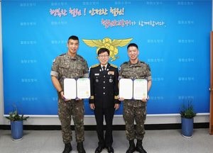 포천, 물에 빠진 할아버지 생명 구한 군인들 '표창'