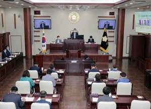 광명시의회, 제8대 후반기 첫 임시회 개회