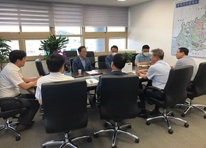 정장선 평택시장, 농어촌공사 평택지사 방문 격려