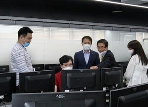 장영근 성남부시장, 성남산업진흥원 방문 점검
