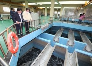 백군기 용인시장, 깨끗한 수돗물 안전관리 총력 다할 것