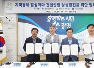 광명시, 지역경제 활성화·건설산업 상생 발전 ‘맞손’