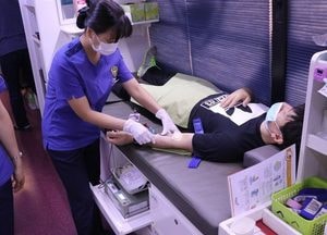 고양소방서, 급성백혈병 구급대원 위해 헌혈 행렬
