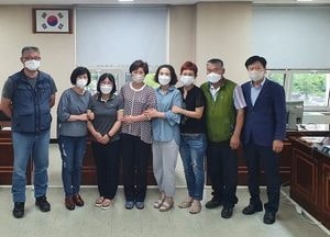 안양시의회 보사환경위원장 폐기물적환장 노조 간담회