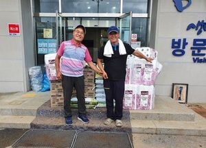 의정부시 항구탑차 고재영 대표, 생창리 주민에 물품기부