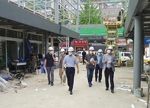 수원시, 권선종합시장 시설환경 개선 사전준공검사 진행