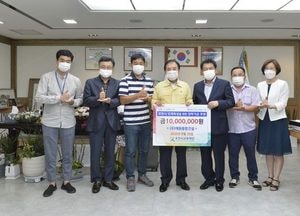 예원종합건설, 포천시교육재단에 1천만 원 기탁
