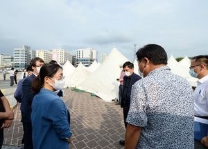 은수미 성남시장, 모란민속 5일장 상인회와 간담회 가져