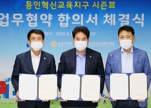 용인시 혁신교육지구 시즌 합의 협력강화 한다