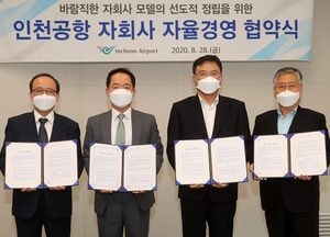 인천공항, 공사 자회사와 자율경영협약 체결