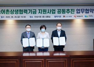 안성시-NS쇼핑-대·중소기업·농어업협력재단, 농어촌상생협력기금 지원사업 업무협약 체결