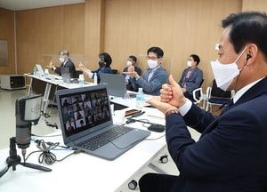 장현국 의장, 파주시청소년교육의회 청소년과 ‘코로나19형 온라인 정담회’ 진행