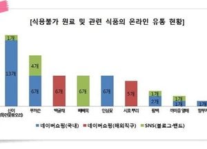 심각한 부작용 농·임산물 온라인서 불법 판매