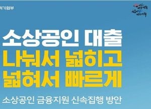 정부, 폐업 위기에 내몰린 소상공인 긴급대출 지원