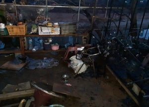 용인시 처인구 주거용 비닐하우스 화재... 80대 노인 숨져