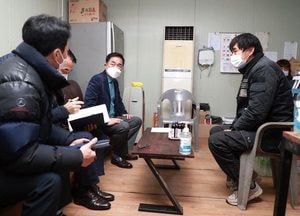 정장선 평택시장, 동물보호센터 방문 현장 점검 나서