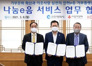 인천시, 전국 최초 인천e음 혜택 나눔 실천으로 지역공동체 강화
