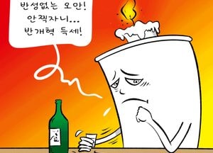 촛불의 근심...